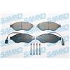 SAMKO Kit pastiglie freno, Freno a disco SAMKO 5SP1698