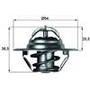MAHLE ORIGINAL Termostato, refrigerante MAHLE ORIGINAL TX 3 87D