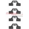 METZGER Kit accessori, Pastiglia freno METZGER 109-1211