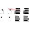 METZGER Kit accessori, Pastiglia freno METZGER 109-1218