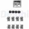 DELPHI Kit accessori, Pastiglia freno DELPHI LX0668