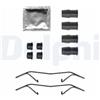 DELPHI Kit accessori, Pastiglia freno DELPHI LX0717