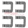 METZGER Kit accessori, Pastiglia freno METZGER 109-1735