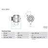 BOSCH Alternatore BOSCH 0 986 083 830