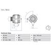 BOSCH Alternatore BOSCH 0 986 084 690