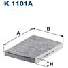 FILTRON Filtro, aria interna FILTRON K 1101A