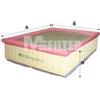 MFILTER Filtro aria MFILTER K 7010