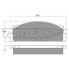 TOMEX Brakes Kit pastiglie freno, Freno a disco TOMEX Brakes TX 10-23