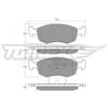 TOMEX Brakes Kit pastiglie freno, Freno a disco TOMEX Brakes TX 11-32
