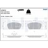 DELPHI Kit pastiglie freno, Freno a disco DELPHI LP3672