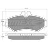 TOMEX Brakes Kit pastiglie freno, Freno a disco TOMEX Brakes TX 12-34