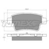 TOMEX Brakes Kit pastiglie freno, Freno a disco TOMEX Brakes TX 14-62