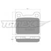 TOMEX Brakes Kit pastiglie freno, Freno a disco TOMEX Brakes TX 15-06