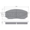 TOMEX Brakes Kit pastiglie freno, Freno a disco TOMEX Brakes TX 17-42