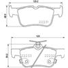 HELLA Kit pastiglie freno, Freno a disco HELLA 8DB 355 023-301