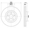 HELLA Discofreno HELLA 8DD 355 126-701