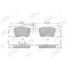 JURID Kit pastiglie freno, Freno a disco JURID 573173J