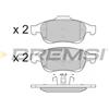BREMSI Kit pastiglie freno, Freno a disco BREMSI BP3392