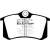EBC Brakes Kit pastiglie freno, Freno a disco EBC Brakes DP2680