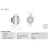 BOSCH Alternatore BOSCH 0 986 048 970