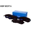 SKF Kit pastiglie freno, Freno a disco SKF VKBP 80197 A
