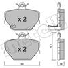 METELLI Kit pastiglie freno, Freno a disco METELLI 22-0341-0