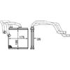 MAHLE ORIGINAL Scambiatore calore, Riscaldamento abitacolo MAHLE ORIGINAL AH 255 000S