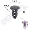 ROMIX Clip di fissaggio ROMIX 10069 ALFA ROMEO, FIAT, LANCIA