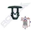 ROMIX Clip di fissaggio ROMIX 10130 ALFA ROMEO, FIAT, LANCIA