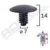 ROMIX Clip di fissaggio ROMIX 10131 ALFA ROMEO, FIAT, LANCIA