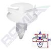 ROMIX Clip di fissaggio ROMIX 11008 FIAT