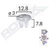 ROMIX Clip di fissaggio ROMIX 15001 ALFA ROMEO, AUDI, FIAT, SKODA, VW, SEAT