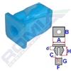ROMIX Clip di fissaggio ROMIX 15030 ALFA ROMEO, FIAT, LANCIA