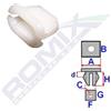 ROMIX Clip di fissaggio ROMIX 15052 ALFA ROMEO, CITROEN, FIAT, LANCIA, PEUGEOT