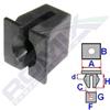 ROMIX Clip di fissaggio ROMIX 15253 FORD, MERCEDES BENZ, OPEL