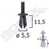 ROMIX Clip di fissaggio ROMIX 20309 ALFA ROMEO, AUDI, FIAT, LANCIA