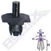 ROMIX Clip di fissaggio ROMIX 20501 VW