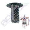 ROMIX Clip di fissaggio ROMIX 50381Z RENAULT, PEUGEOT, LANCIA, FIAT, CITROEN