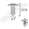 ROMIX Clip di fissaggio ROMIX A12271S AUDI, FIAT, SEAT, SKODA, VW
