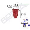ROMIX Clip di fissaggio ROMIX A15021 MERCEDES
