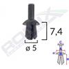 ROMIX Clip di fissaggio ROMIX A175069 AUDI, DAEWOO, VW