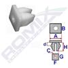 ROMIX Clip di fissaggio ROMIX B13932 MITSUBISHI, TOYOTA