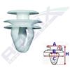 ROMIX Clip di fissaggio ROMIX B22067 TOYOTA