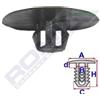 ROMIX Clip di fissaggio ROMIX B23184 MITSUBISHI, VOLVO