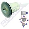 ROMIX Clip di fissaggio ROMIX B24370 HYUNDAI, KIA, LEXUS, MITSUBISHI