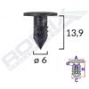 ROMIX Clip di fissaggio ROMIX C10000 FIAT