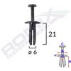 ROMIX Clip di fissaggio ROMIX C10009 BMW, OPEL