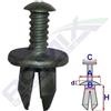 ROMIX Clip di fissaggio ROMIX C60360 ALFA ROMEO, FIAT