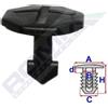 ROMIX Clip di fissaggio ROMIX C60536 AUDI