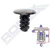 ROMIX Clip di fissaggio ROMIX C60665 ALFA ROMEO, FIAT